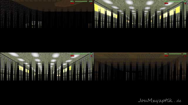 Doom 2 8k split screen DM