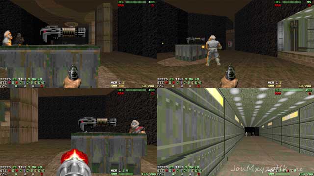 Doom 2 8k split screen DM