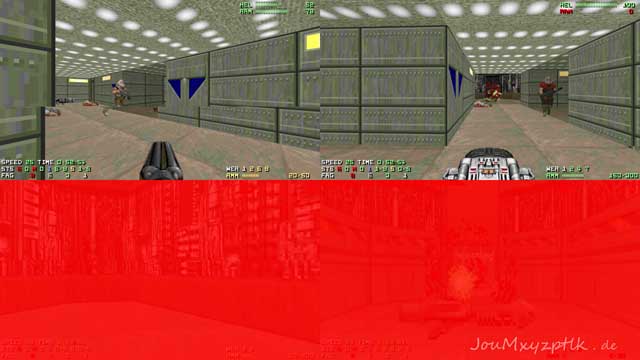 Doom 2 8k split screen DM