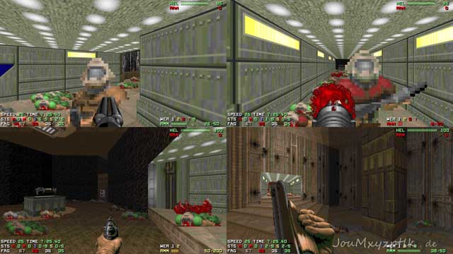 Doom 2 8k split screen DM