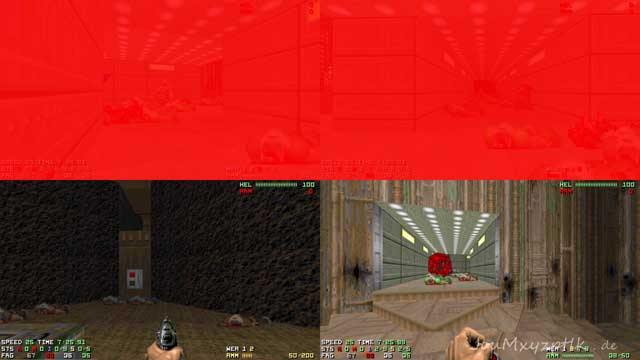 Doom 2 8k split screen DM