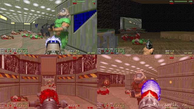 Doom 2 8k split screen DM