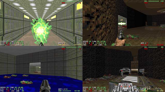 Doom 2 8k split screen DM