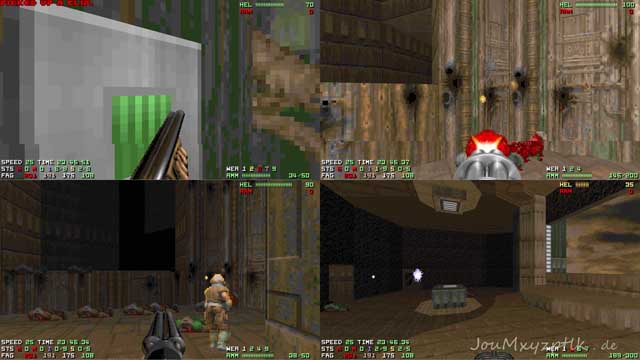 Doom 2 8k split screen DM