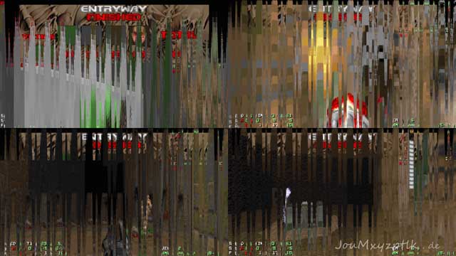 Doom 2 8k split screen DM